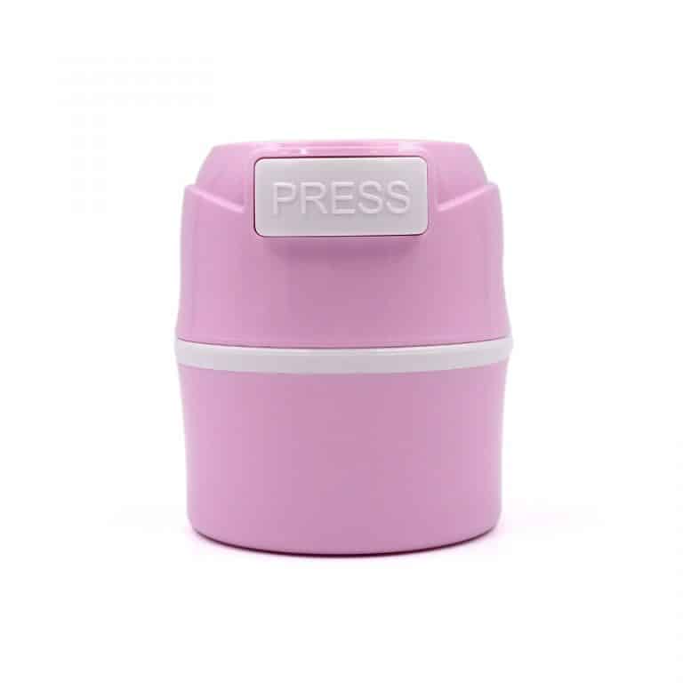 Eyelash Extensions Adhesive Storage Container - Pink & White